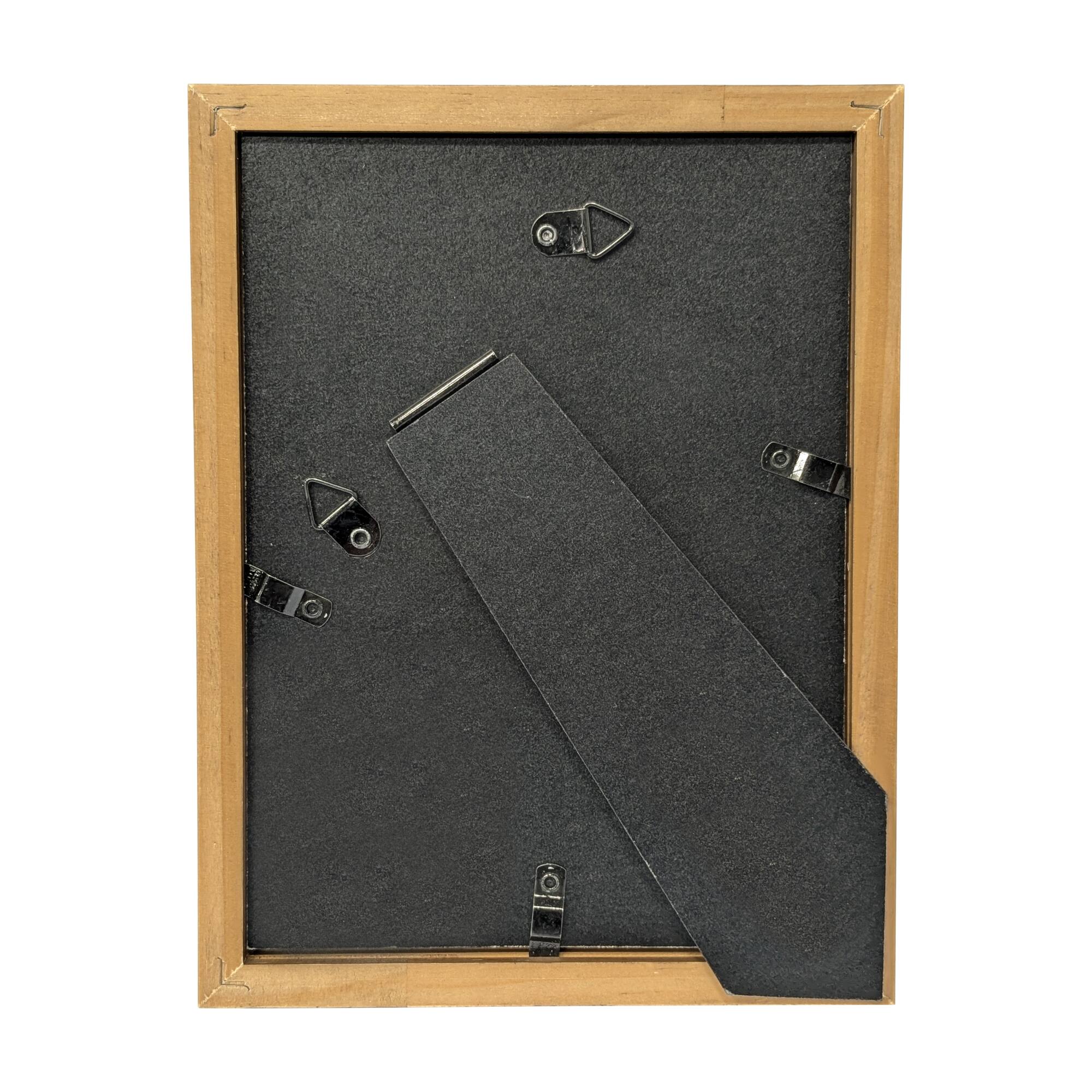 Expressions™ Brown Linear Wood Frame by Studio Décor